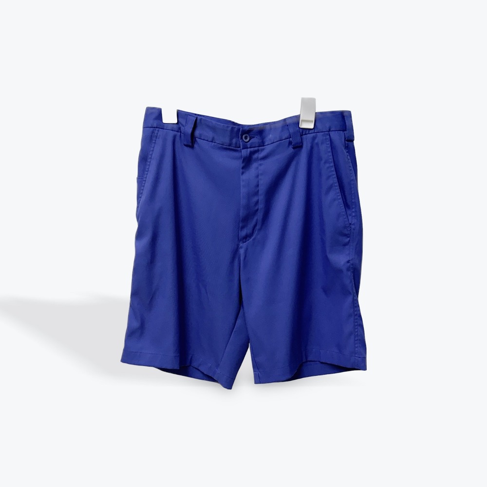 TGIF Tour‎ Mens Royal Blue Golf Shorts Size 32 Polyester Flat Front Performance